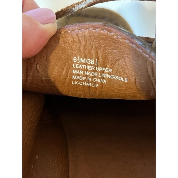 Lucky Brand Original Brown Leather Suede Gum Sole Chukka Shoes,‎ Women Size 6.5 - Picture 13 of 13